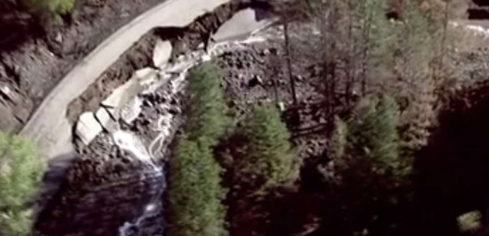 Parts of scenic SR 153 in southern Utah washed out, forcing UDOT to close it indefinitely