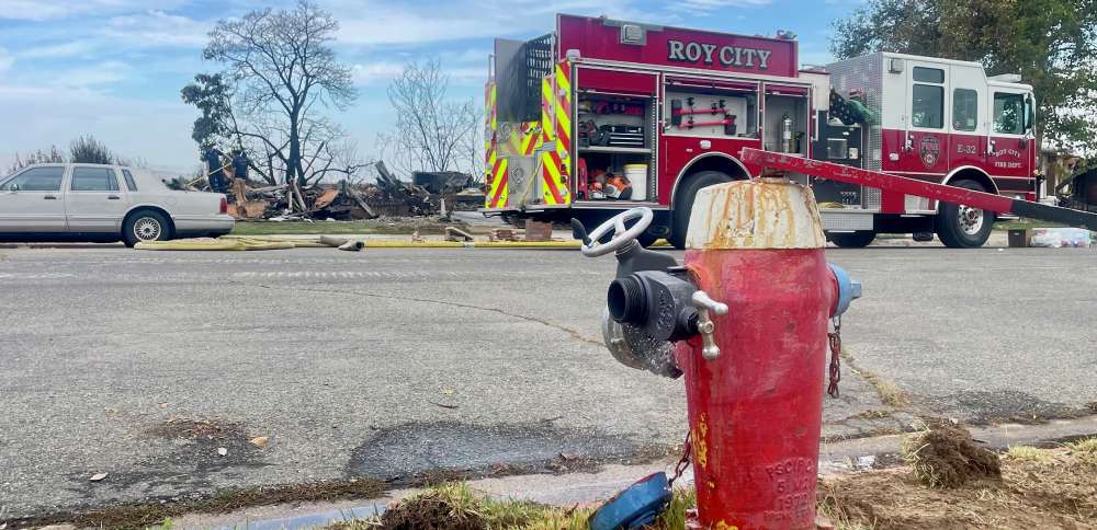 A day after the Roy fire that torched 3 homes, officials are mostly quiet on the cause