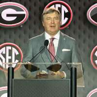Kirby Smart knows his voice as the dean of SEC coaches only gets heard if Georgia keeps winning