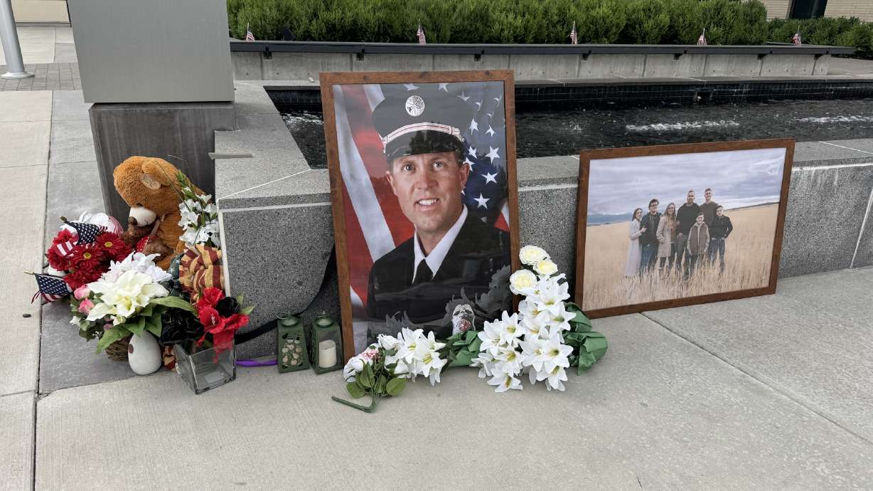 Firefighters, community honor Provo captain and family killed in flash flood
