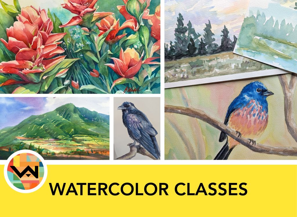 Watercolor Painting at the Visual Art Institute