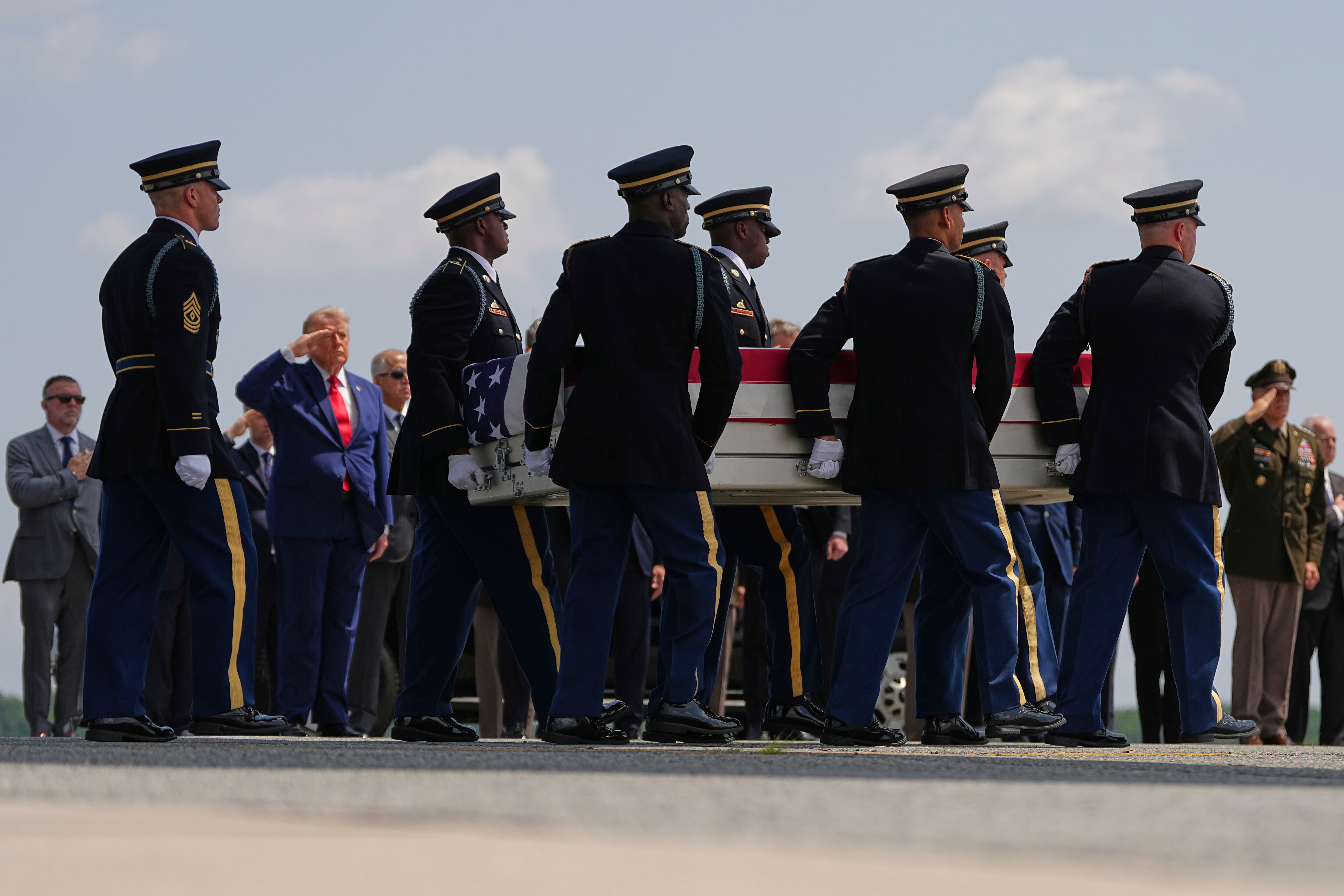 4 fallen service members, including Utah student, honored at dignified transfer