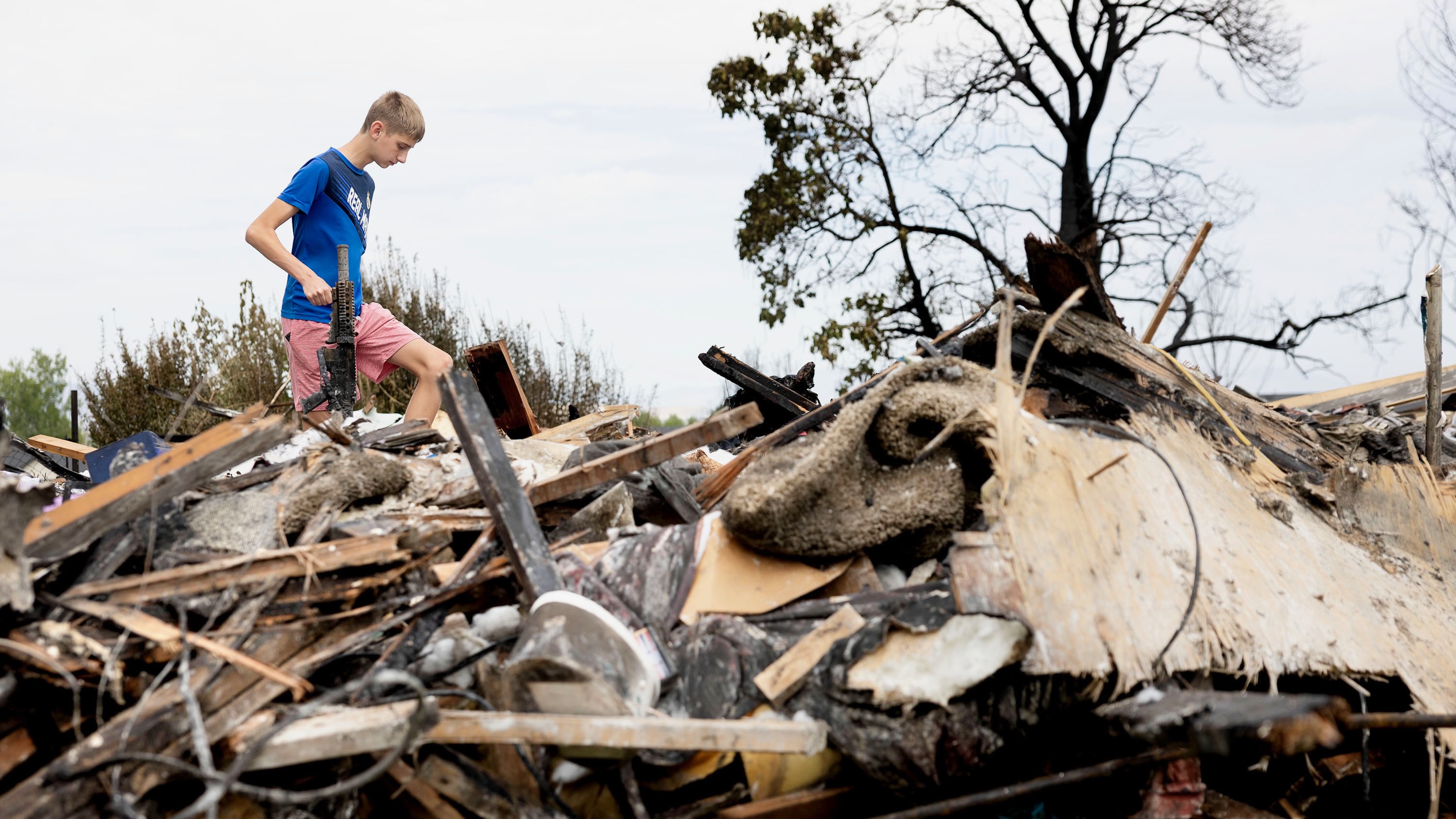 Roy railroad corridor fire destroyed around 30 outbuildings in addition to 3 homes, fire chief says