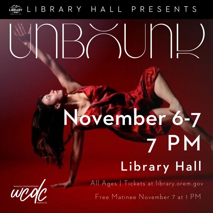 Library Hall Presents: Wasatch Contemporary Dance Company: Unbound