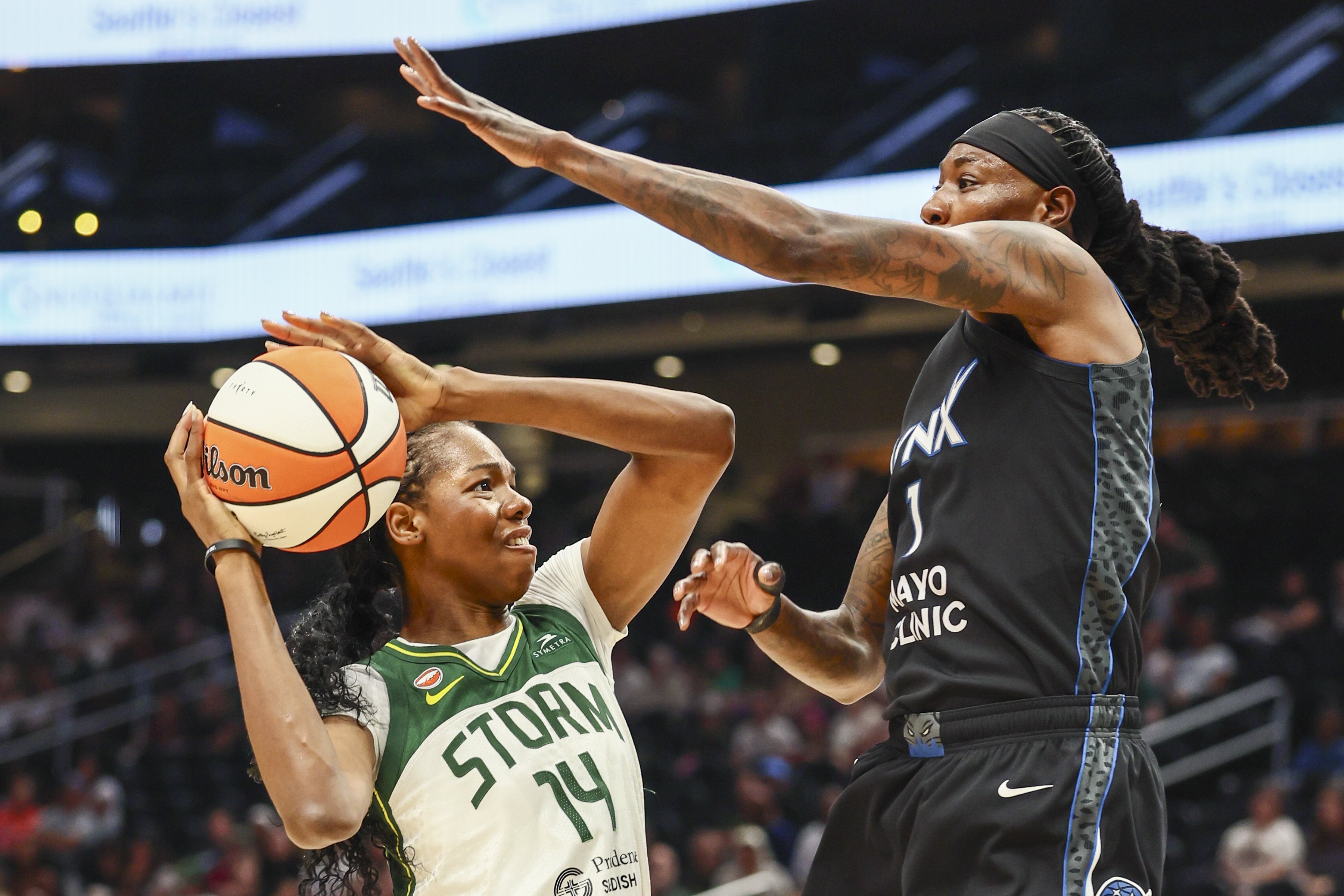 Collier scores 24 points in her return, Lynx top Storm 86-76 for best record at WNBA All-Star break