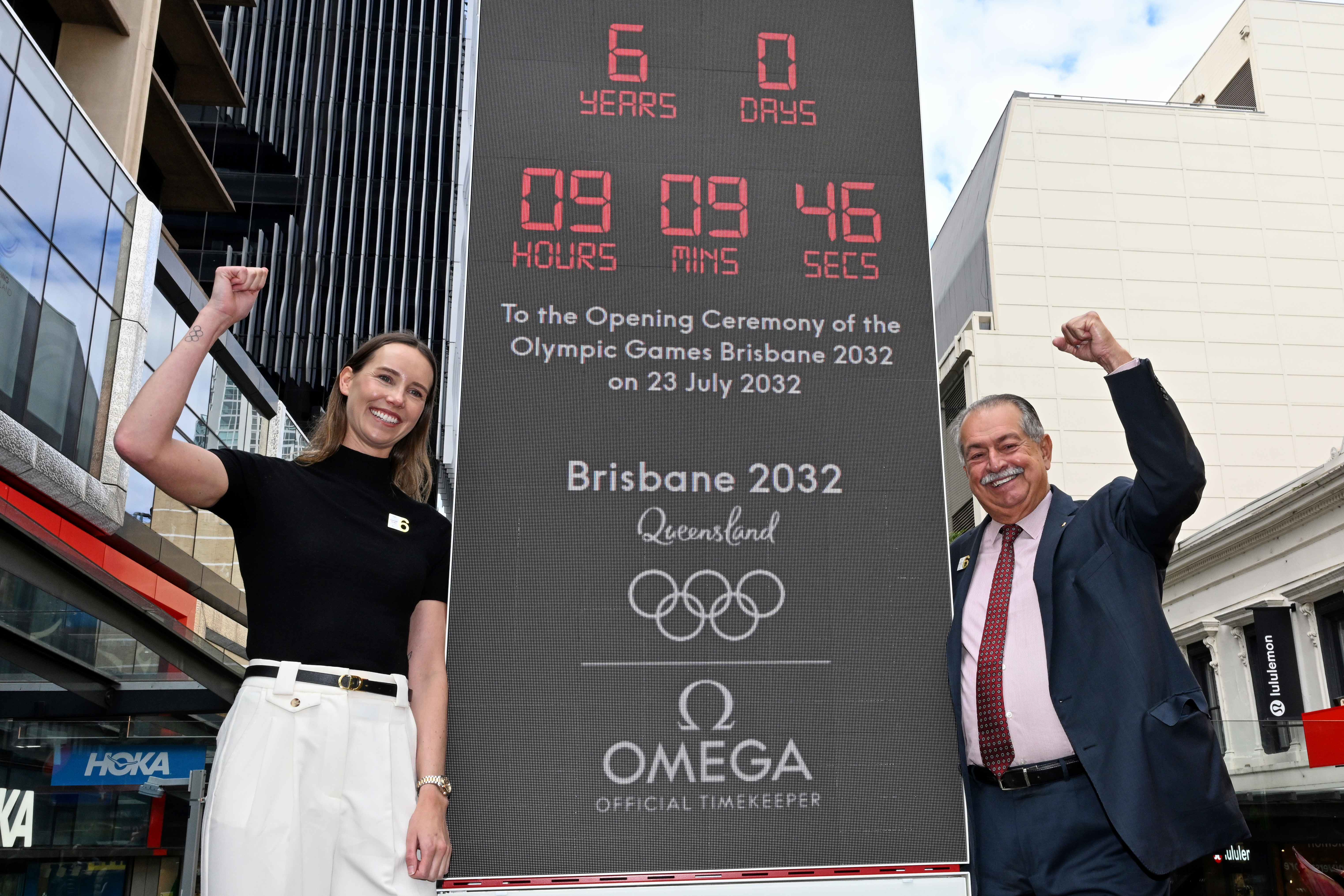 Olympic countdown clock raises venue timeline questions for Brisbane 2032