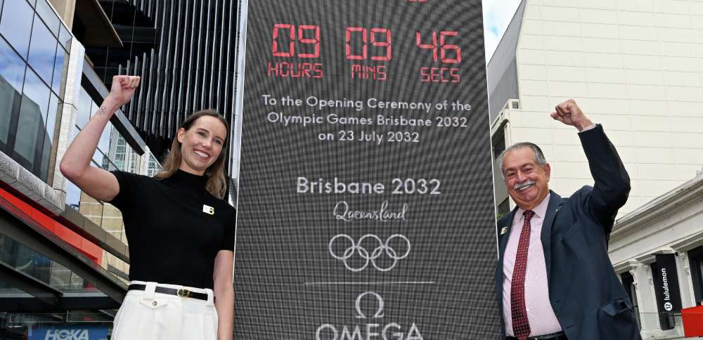 Olympic countdown clock raises venue timeline questions for Brisbane 2032