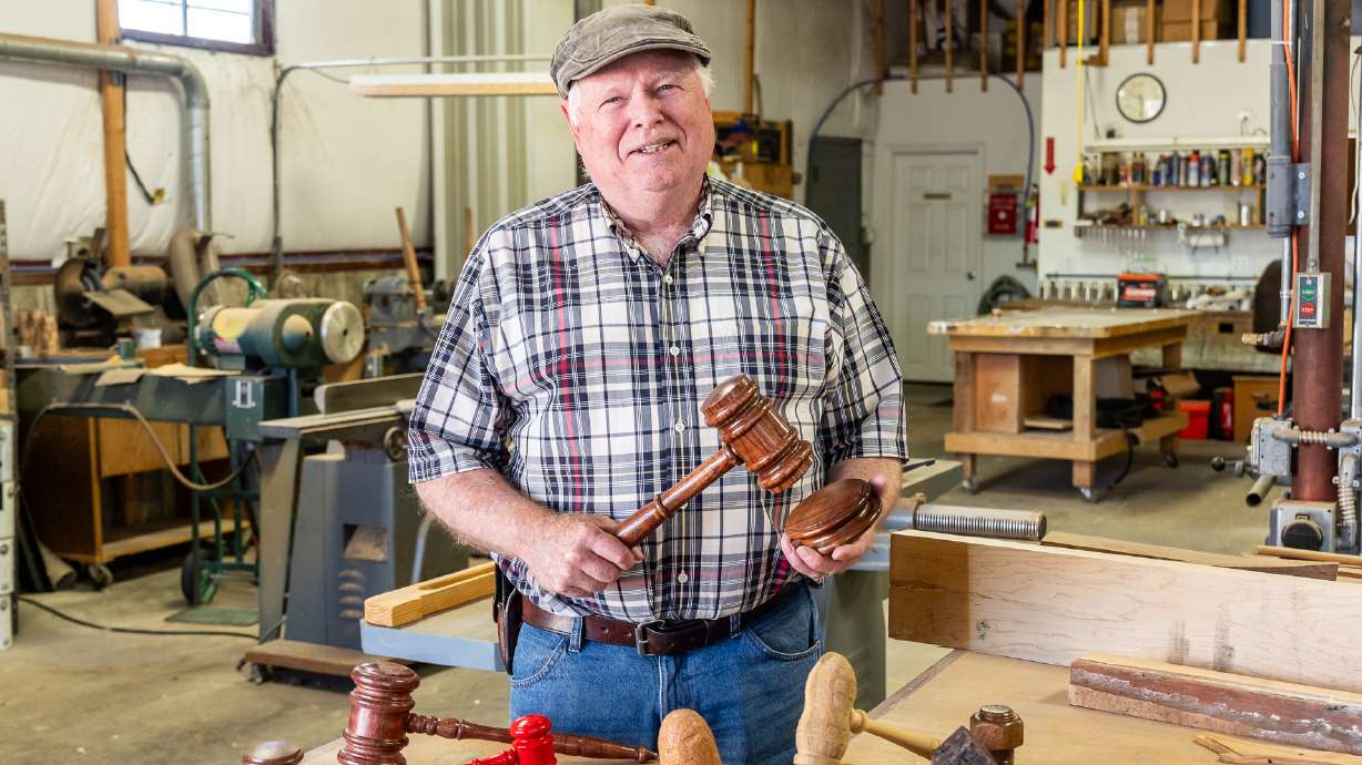 For the past 30 years, Dave Giles has been carving gavels out of his little Gavel Store in Springville — many of which have made it into the hands of some very influential people on Wall Street.