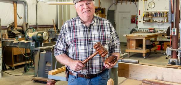 Gavels to withstand Wall Street: How one Utah man made a living