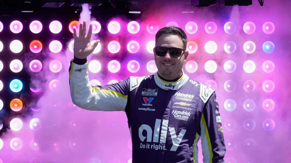 FILE - Alex Bowman during a NASCAR Cup Series auto race event at Sonoma Raceway, Sunday, June 28, 2026, in Sonoma, Calif.