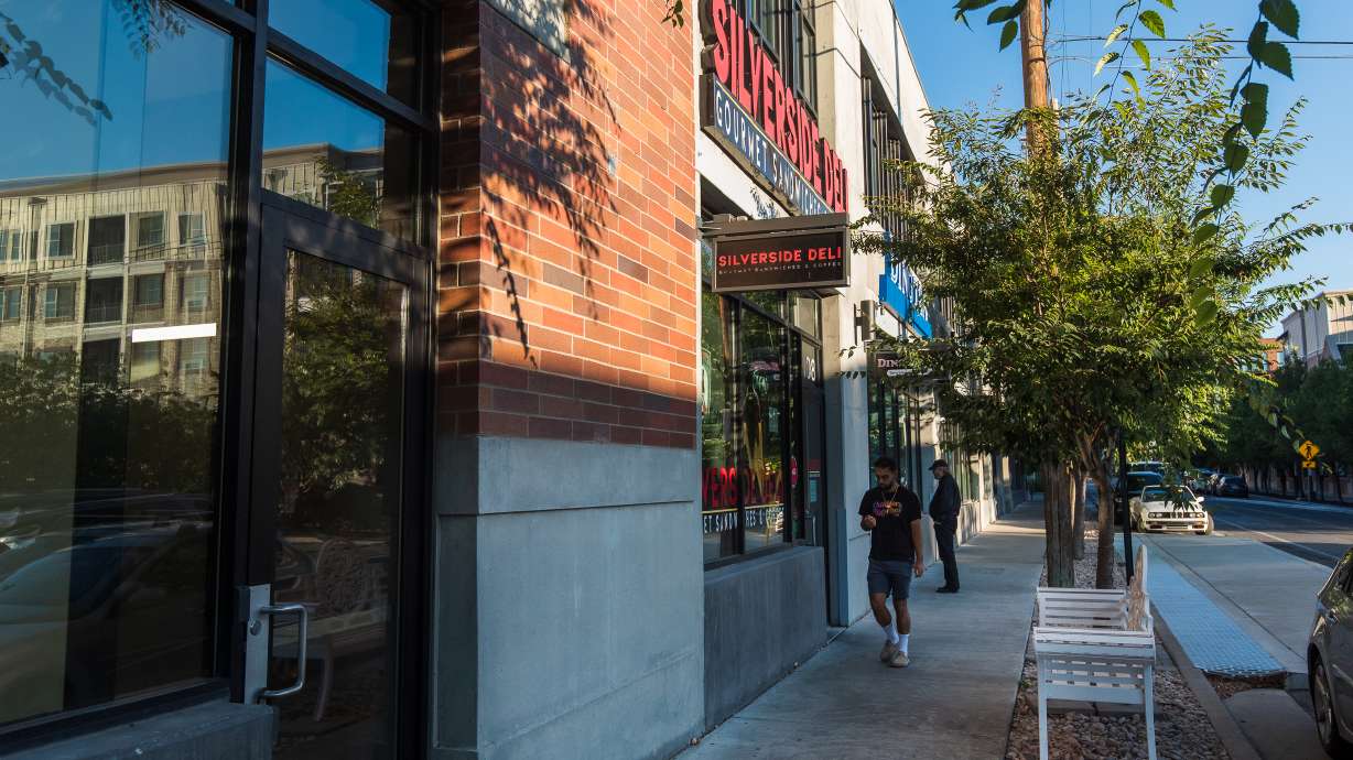 The exterior of Silverside Deli in Salt Lake City's Sugar House neighborhood is pictured on Thursday. The restaurant is relocating to Highland Drive next month, but is seeking a waiver to retain its liquor license because of various state laws.