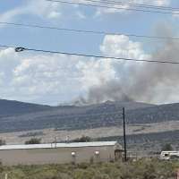 Lightning strike sparks new wildfire east of Cedar City