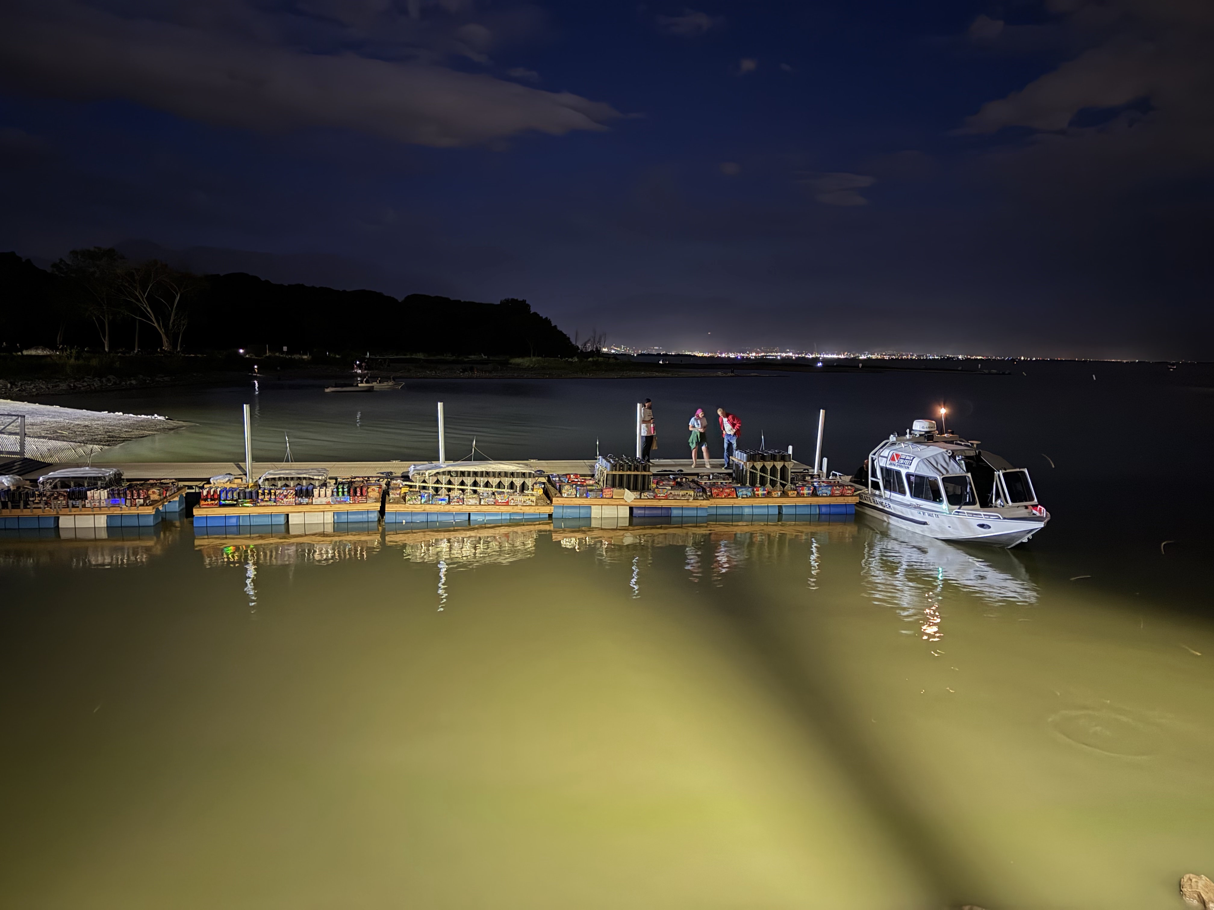 Fireworks at Utah Lake show delayed, partially cancelled due to storm