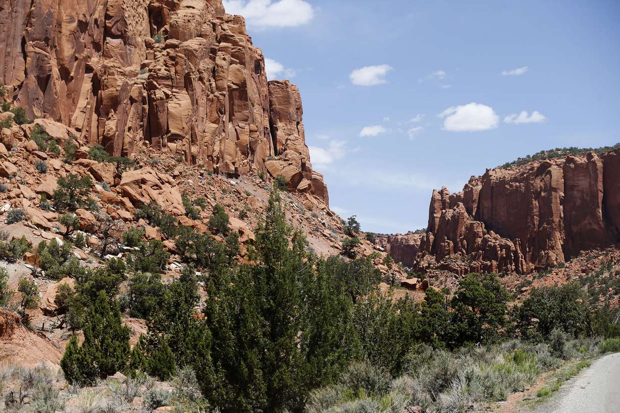 A section of the Grand Staircase-Escalante National Monument, May 14, 2021. County commissioners were pleased by President Donald Trump's July 13 executive order to shrink the monument's size.