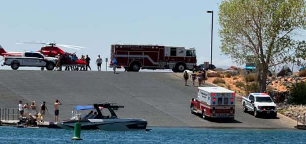 Man unconscious, hospitalized after being pulled from Sand Hollow Reservoir