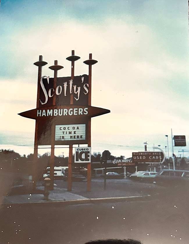 Scotty’s Drive In in Idaho Falls in the early years. The business remains in operation 62 years since its opening.