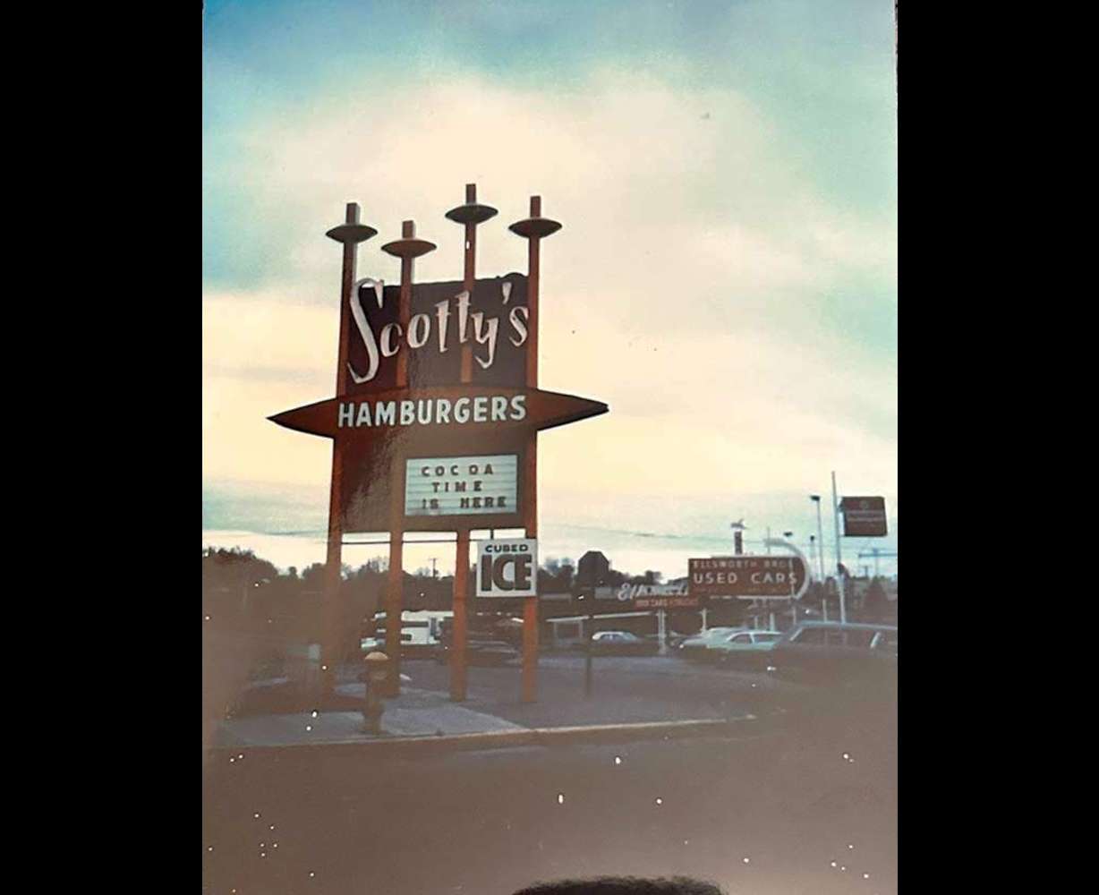 Scotty’s Drive In in Idaho Falls in the early years. The business remains in operation 62 years since its opening.