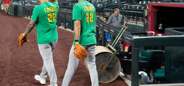 Athletics prospect Ryan Lasko says feeling in his legs returning after collision with his teammate