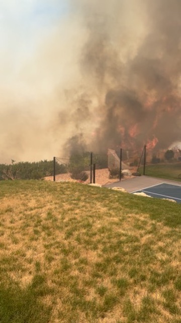Fire forces evacuations in Washington Terrace