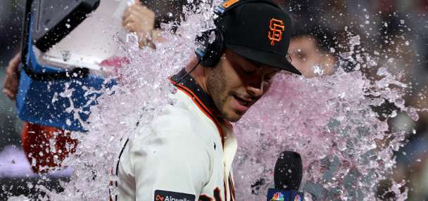 McCray's 2-run homer leads the Giants to a 3-0 win over the Brewers