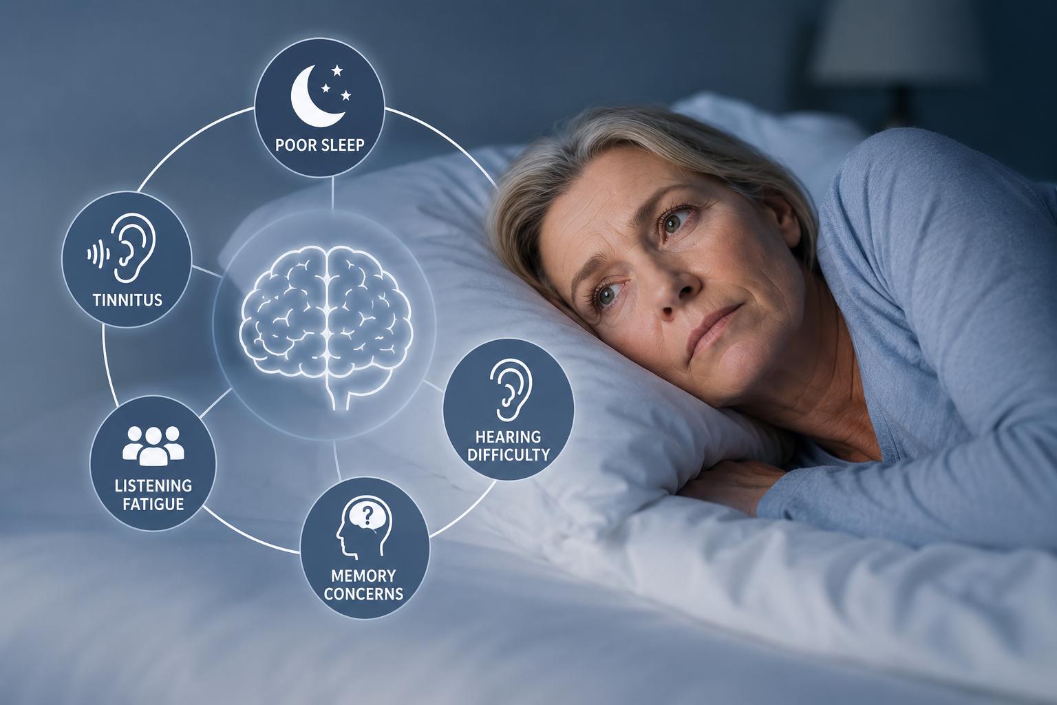 How poor sleep, tinnitus, hearing difficulty and memory are connected 