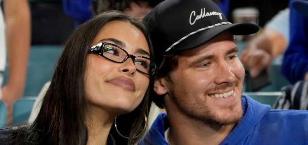 A ring before a playoff win for Justin Herbert, who gets engaged to singer Madison Beer