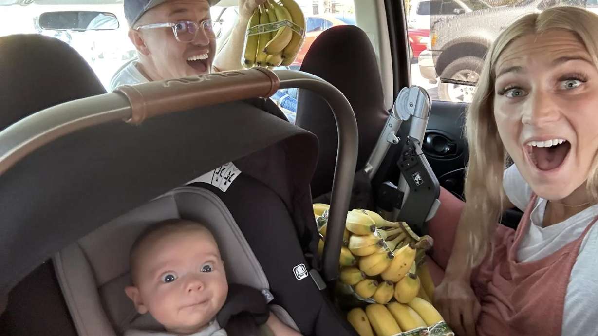 In July 2023, Kate and Brock Guthrie, of St. George, turned a prank into a thriving business making banana bread. The couple is about to welcome their second child and look back on three years of running the business.