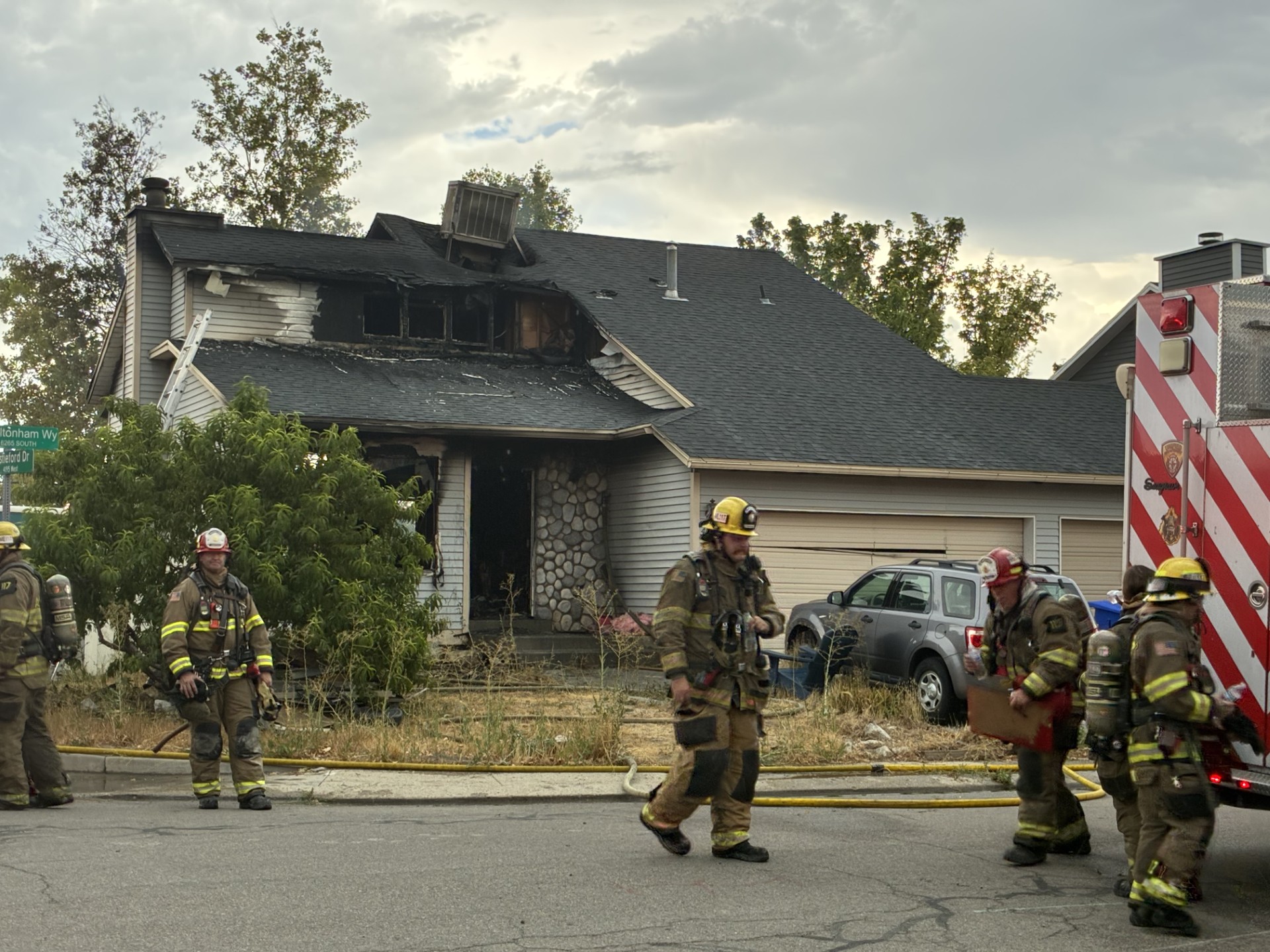 West Jordan home complete loss in fire