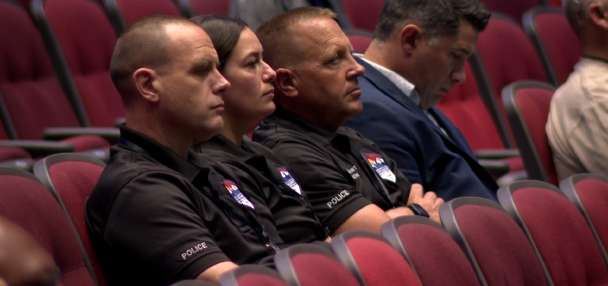 Resource officers gather in Sandy to learn lessons from Columbine survivors