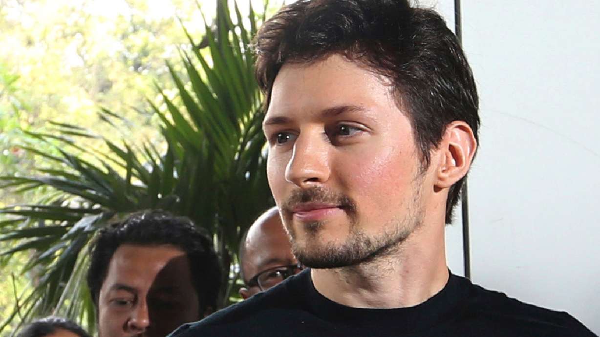 Telegram cofounder Pavel Durov appears at an event on Aug. 1, 2017, in Jakarta, Indonesia. Durov was charged on Wednesday with aiding terrorism and was placed on an international wanted list by Russia.