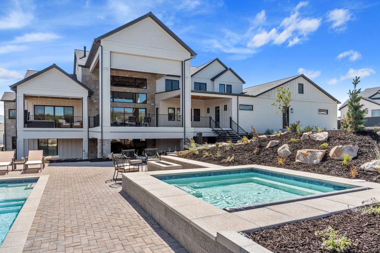 Outdoor living spaces and wellness amenities have become increasingly popular in today's custom homes, as seen in this award-winning home that was featured in the 2025 Salt Lake Parade of Homes.