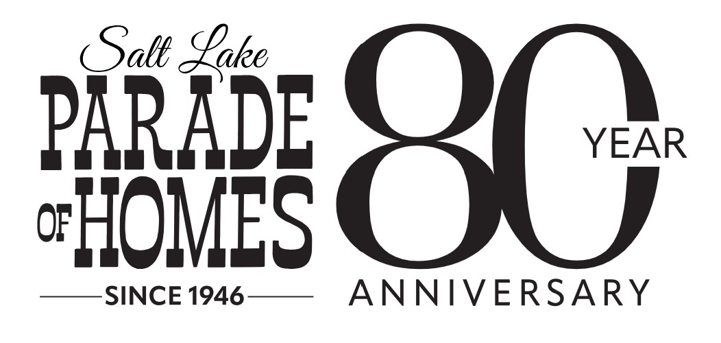 The Salt Lake Parade of Homes 80th Anniversary logo.