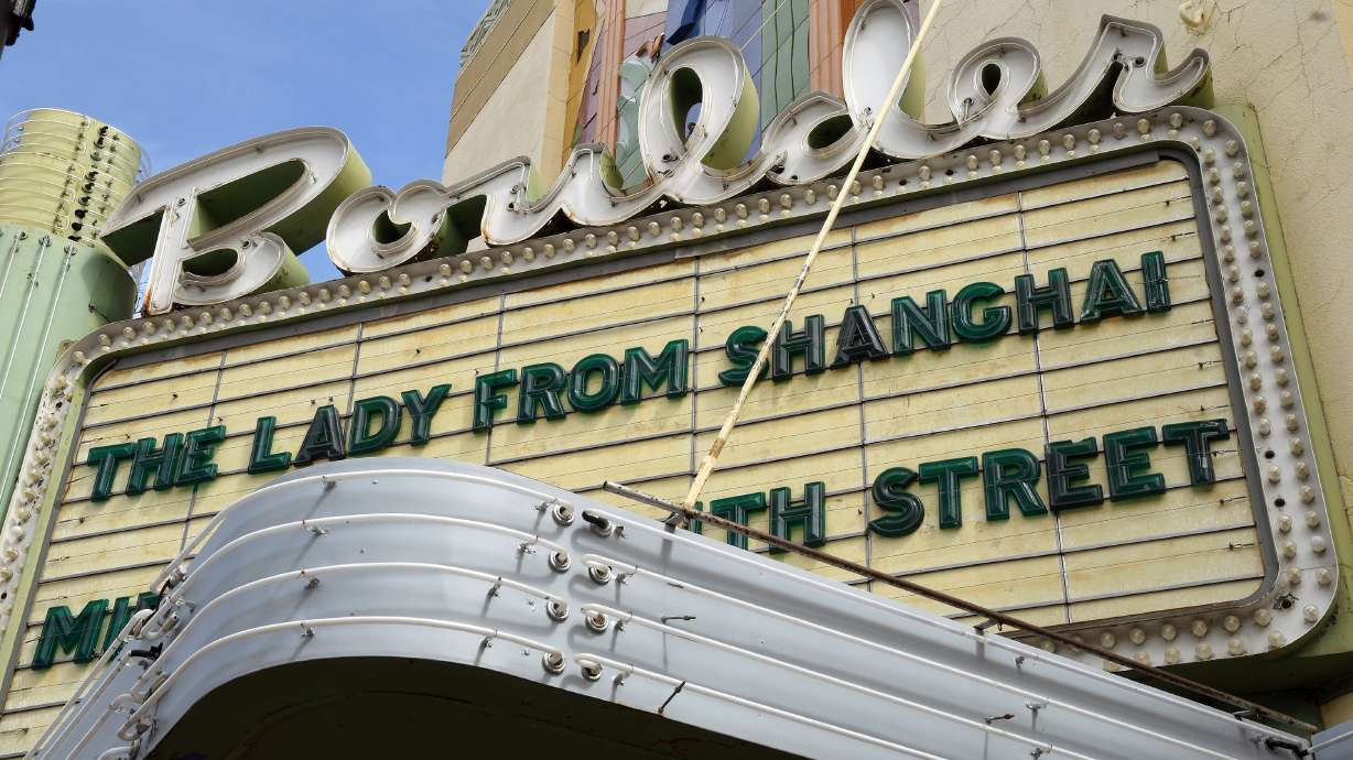 The Boulder Theater marquee is displayed in Boulder, Colo., on March 28, 2025.