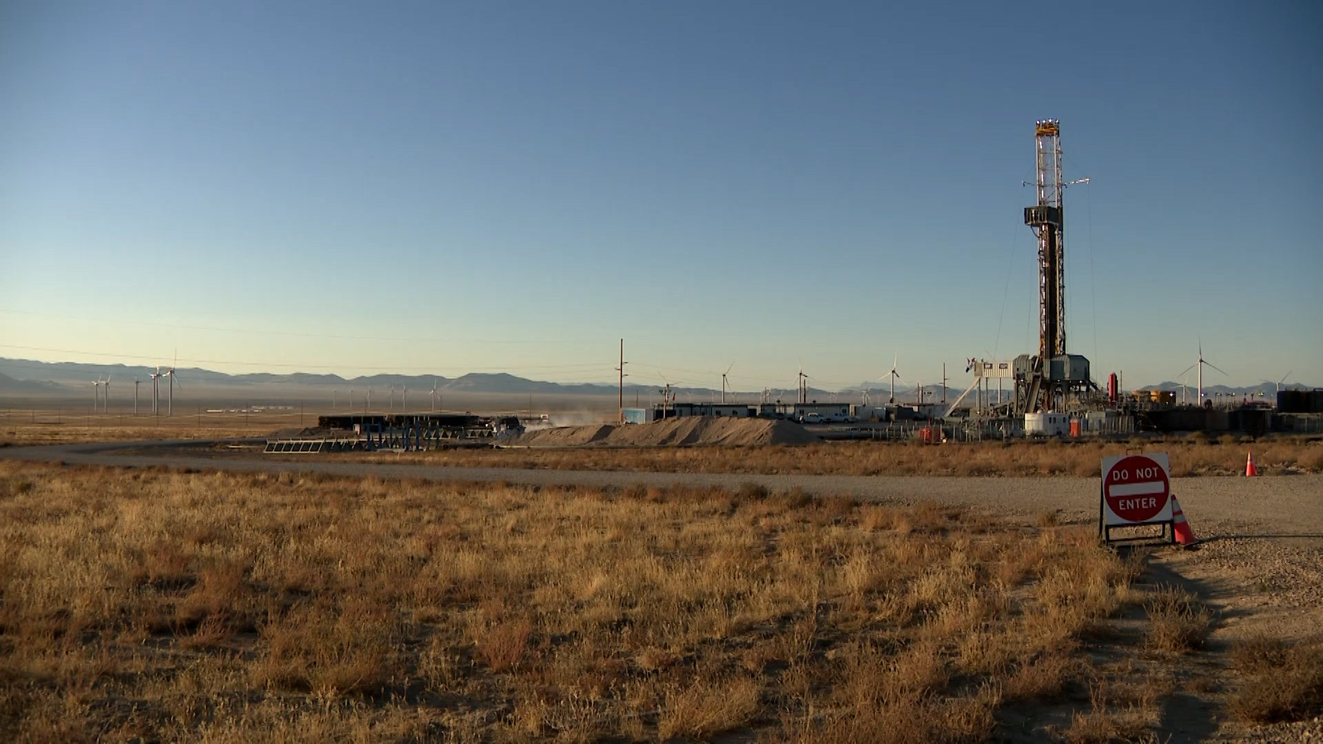 A geothermal plant is pictured in Milford.