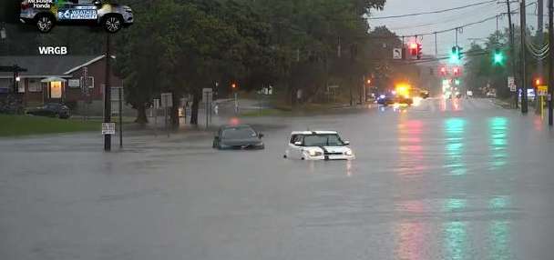 Flooding spreads in eastern New York as the heavy rain responsible shifts to New England