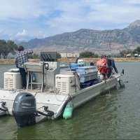Funding uncertainty threatens future of UVU's Utah Lake algae barge