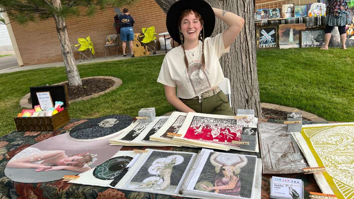 The Cedar City Arts Council hosts a "Final Friday Art Walk" the last Friday of each month from June to September.
The event showcases local and regional artists and is free to the public. The next art walk will be held Friday, July 31.