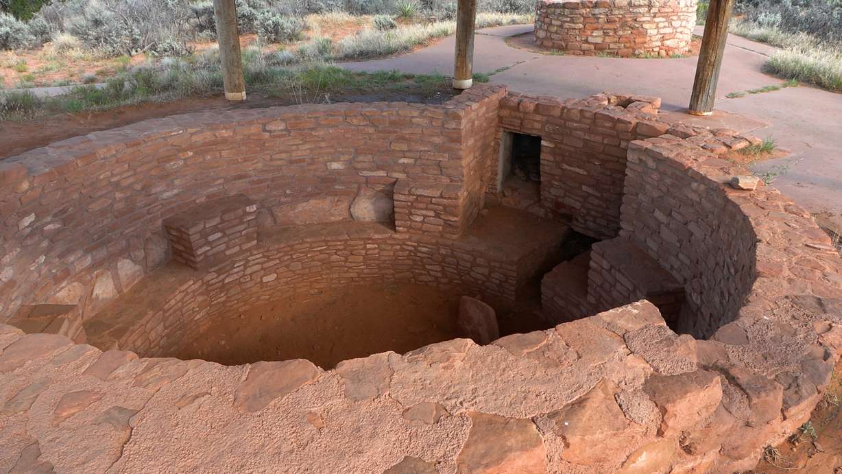 An ancient Kiva serves as one example of the unearthed and buried sites that remain around Bears Ears.