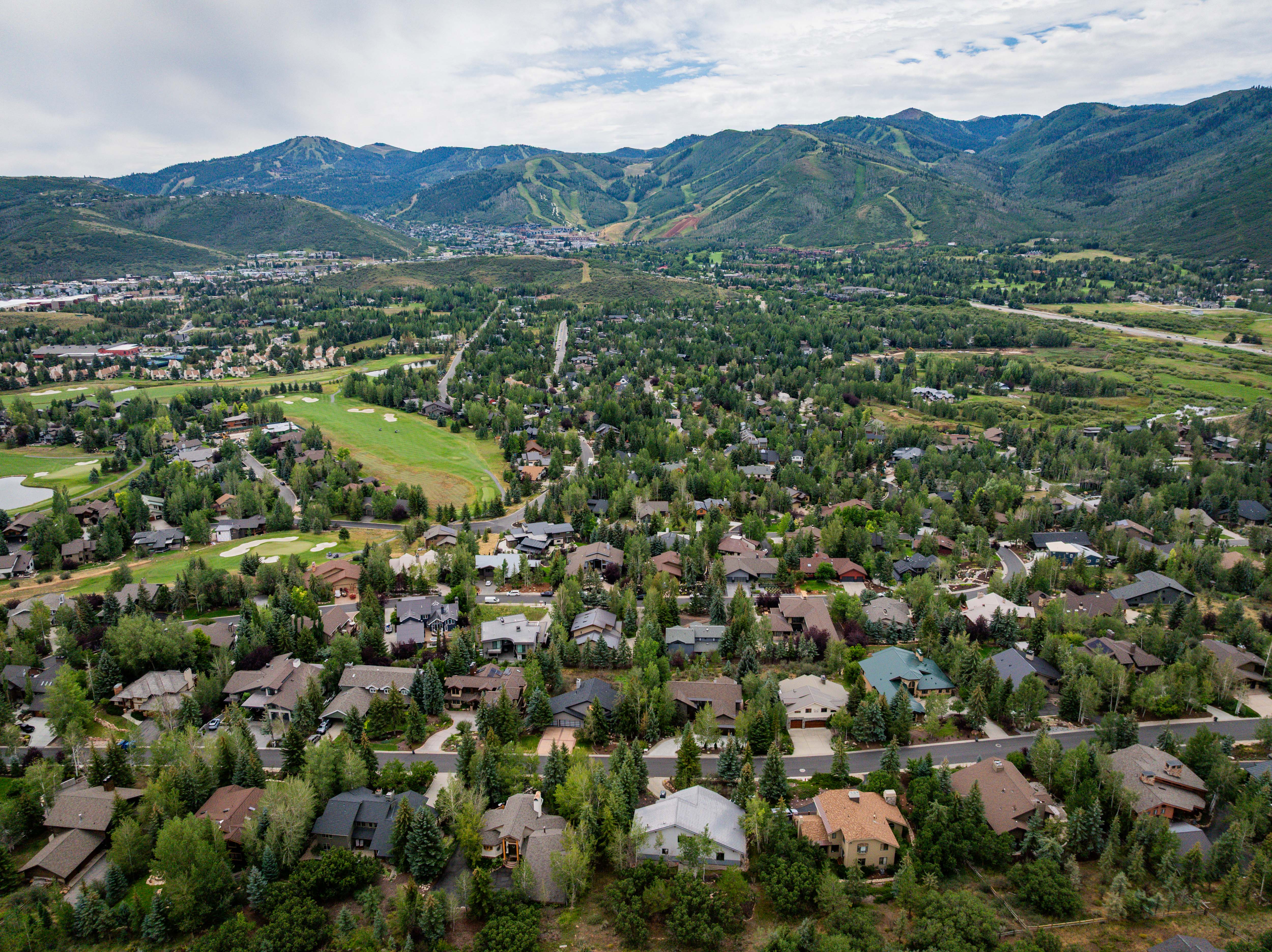 Homes in Park City on Wednesday.