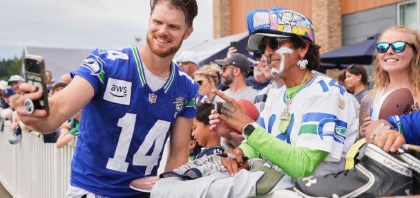 Sam Darnold uninterested in narratives about him, but ready to help Seahawks defend Super Bowl crown