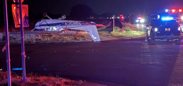 2 hospitalized after plane crashes, flips upside down in Layton