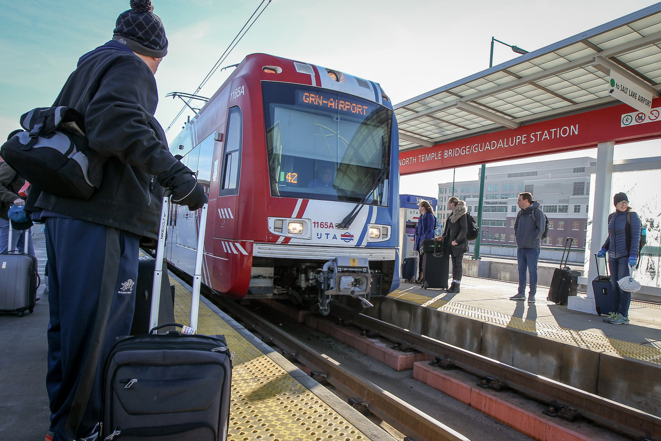 TRAX Green Line derailed after collision with car in Salt Lake City