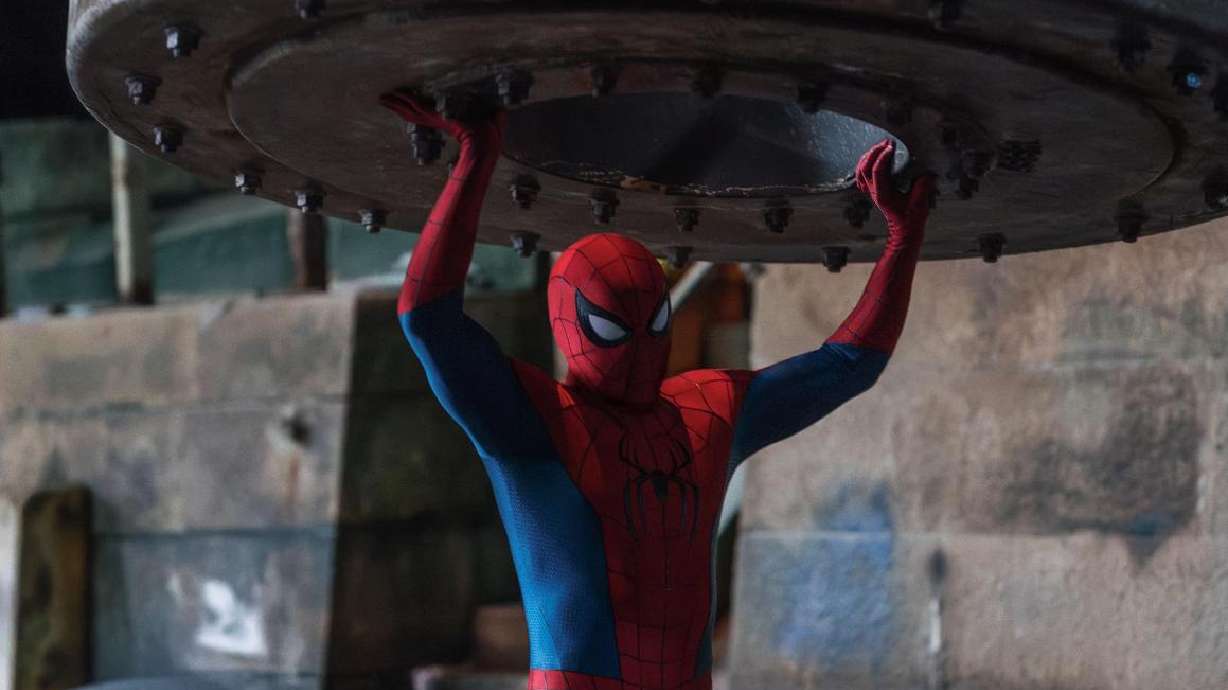 Tom Holland in "Spider-Man: Brand New Day."