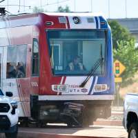 TRAX Green Line derailed after collision with car in Salt Lake City