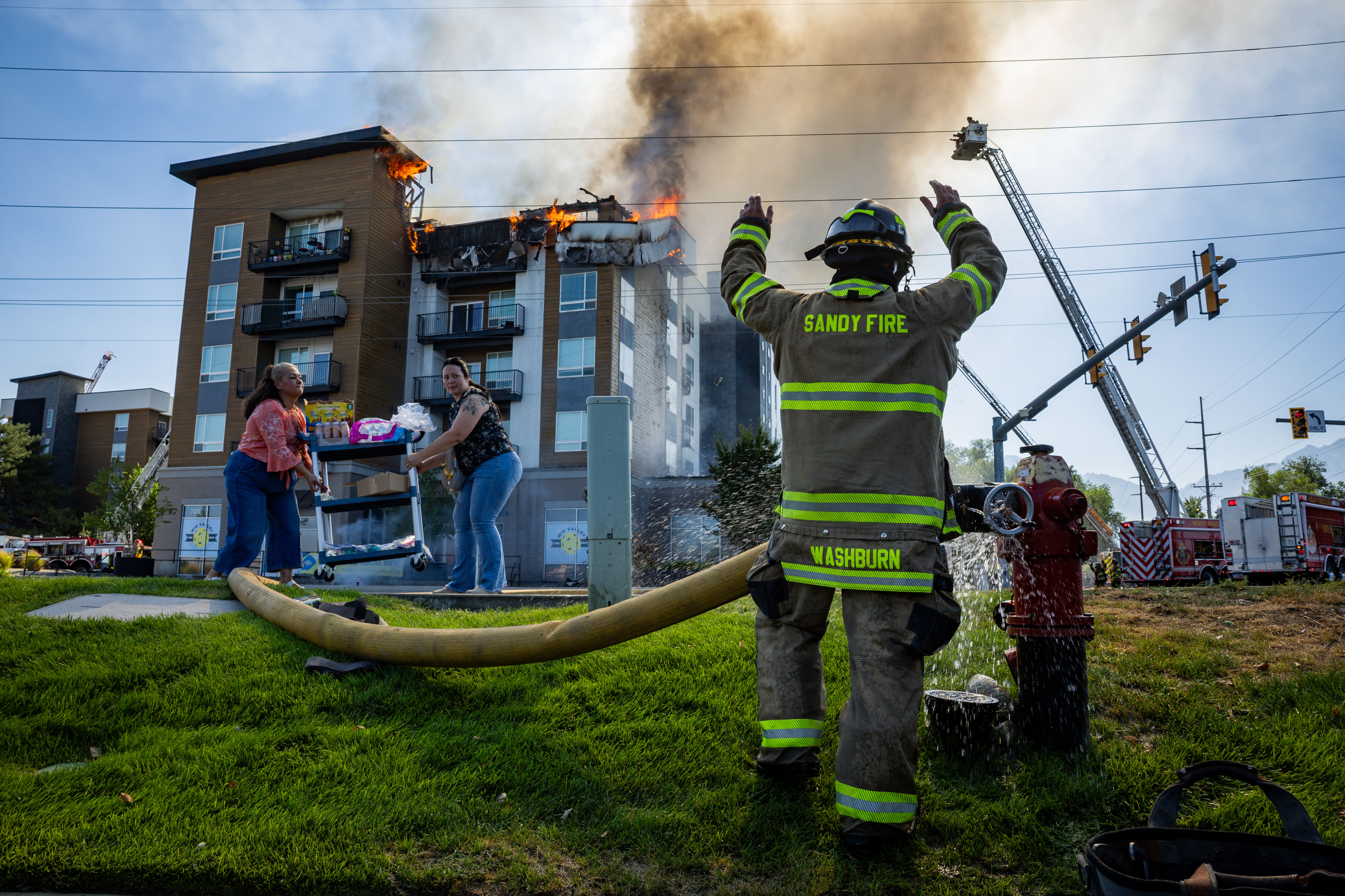 'Heartbroken': Tenants of Midvale apartments damaged in blaze press for help, answers