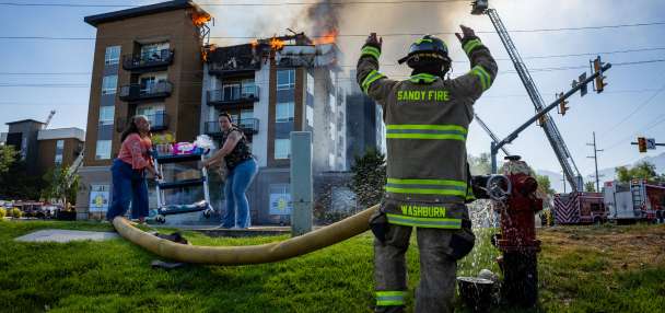 'Heartbroken': Tenants of Midvale apartments damaged in blaze press for help, answers