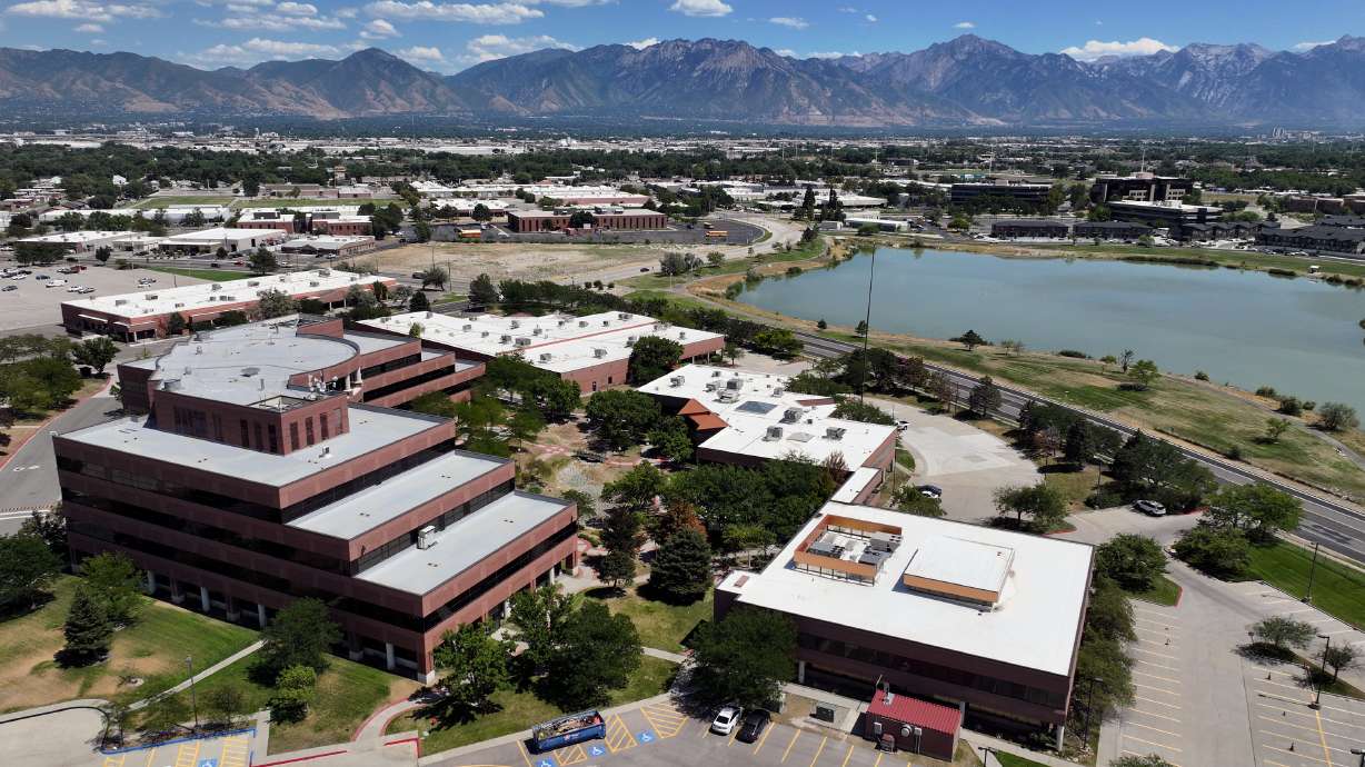 The Franklin Campus in West Valley City on Friday. The state of Utah purchased the five-building campus for $40 million to house the Utah Department of Health and Human Services.