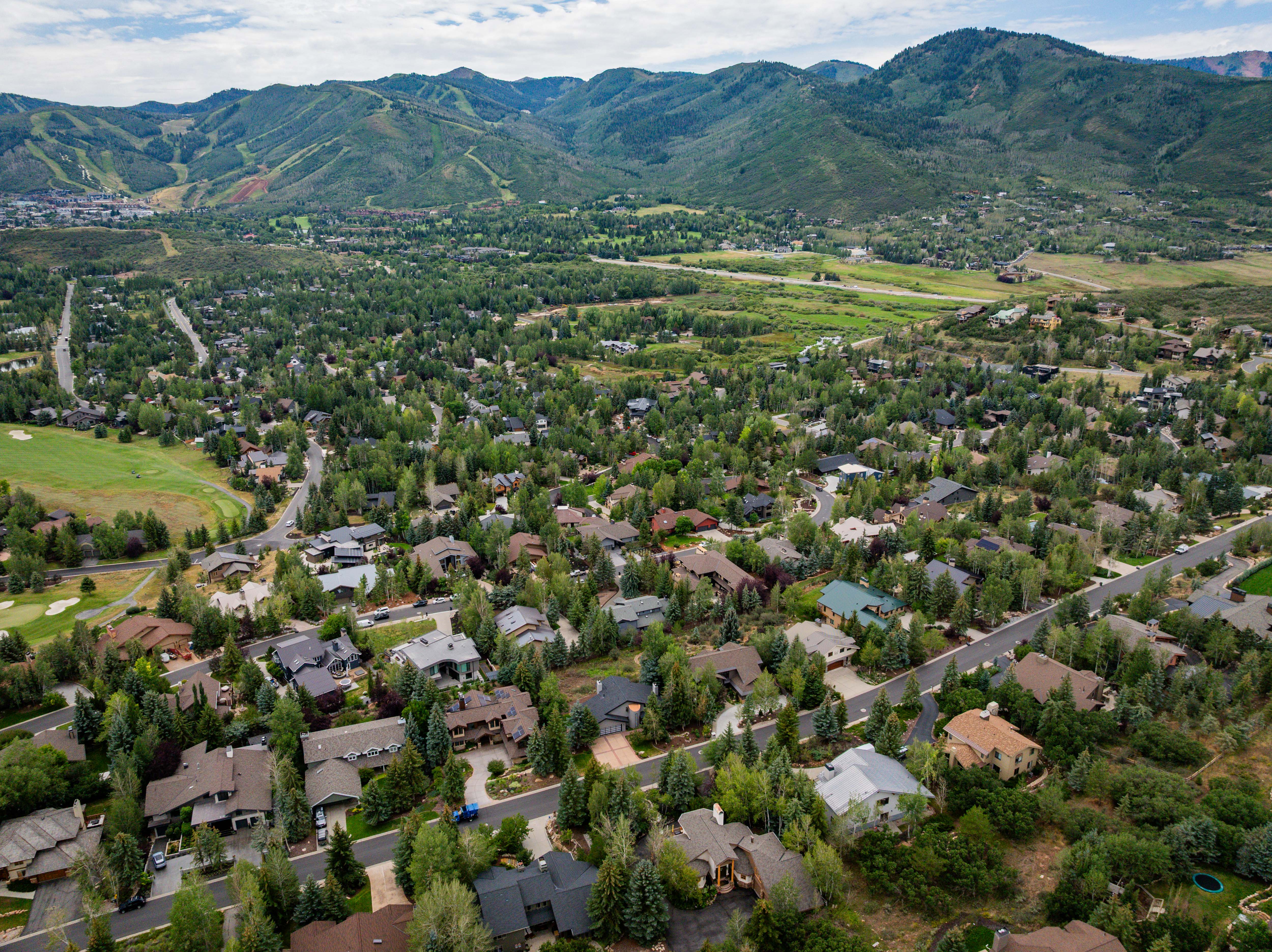 Homes in Park City on Wednesday.