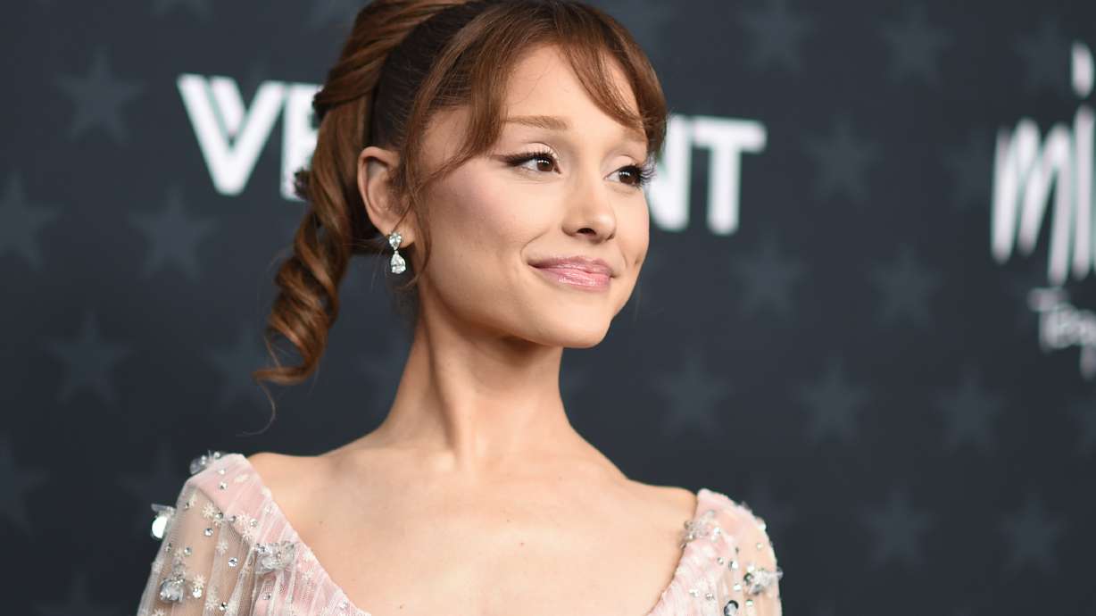 Ariana Grande arrives at the 31st Annual Critics Choice Awards on Jan. 4, at The Barker Hanger in Santa Monica, Calif.
