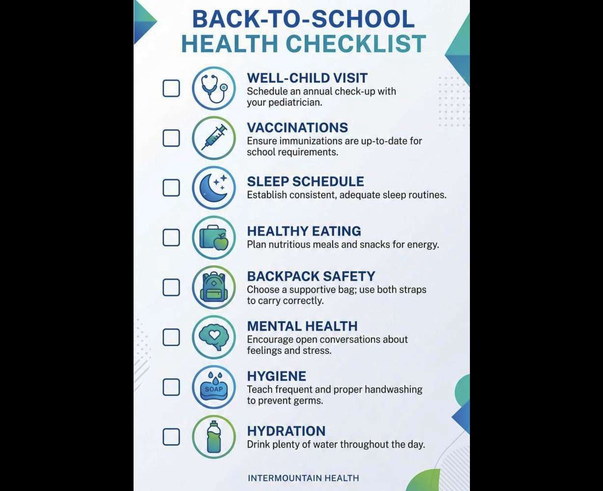 8 health tips every Utah parent needs before the first school bell rings